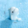 Kleine blaue Delphin Figur Mikro Landschaft DIY Gartenarbeit Dekoration Zubehör 1.9cm - Delfin