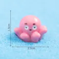 Kleine Harz rosa Oktopus Figur fur Mikro Landschaft DIY Garten Dekoration und Zubehor. - Oktopus