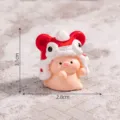 Miniature Chinese lion dance pig figurine, cute resin micro landscape dollhouse car ornament. - No. 13 Little Pig