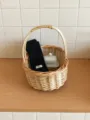 Bufanda estrecha de punto lisa mujer invierno moda cinta elegante negro pañuelo suave - Negro