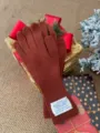 Gants tactiques en tricot de laine d'hiver pour femmes, mitaines marron thermiques chaudes. - Couleur caramel