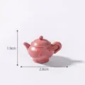 Miniature dollhouse ceramic teapot diy accessories micro ornament small craft 1.9cm - No. 5 Teapot
