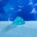 Mini ornement de vague en résine pour aquarium micro paysage décoration accessoires - Monde Sous-marin / Vague de l'océan nº 10