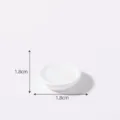 Miniature white round dish dollhouse food play DIY decoration accessory model 1.8cm - No. 7 Plate