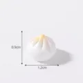 Miniature resin steamed bun toy DIY dollhouse miniature decoration prop accessory part - No. 8 Steamed Bun