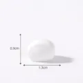 Miniature white dome DIY craft accessory resin part dollhouse food decoration 0.9x1.3cm - No. 10 Steamed Bun