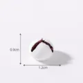 Miniature white cracked egg shell dollhouse decoration food play DIY craft small ornament - No. 11 Glutinous Rice Ball