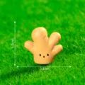Mini figurine de legume jaune en resine, jolie decoration de jardin paysager miniature. - Gingembre