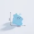 Simpatica statuetta di gatto blu miniatura casa bambole decorazione scrivania 2cm - 10# Gatto blu