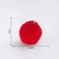 Mini simulación rojo baya fruta resina DIY accesorio micro paisaje adorno 3.8cm - Madroño