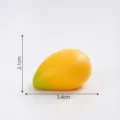 Miniatura fruta artificial mango figura juguete DIY micro paisaje adorno decoración. - Mango