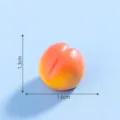 Mini adorno de melocotón de resina DIY bonita figura de fruta miniatura micro paisaje - 35# Melocotón