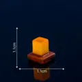 Mini resin cube ornament micro landscape DIY desktop decor accessory piece 1.1cm - River Lanterns