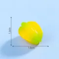 Mini colgante de carambola de resina fruta amarilla accesorio micro paisajismo. - 36# Carambola