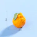 Adorable pequeña figura de fruta de naranja de resina para la decoracion de 2cm - 23# Dekopon