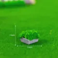 Miniature moss landscape ornament DIY micro gardening decoration potted plant model accessory - No. 11 - Heart Brick Grass