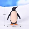 Leuke simulatie pinguïn PVC plastic figuur speelgoed voor microlandschap decoratie. - Vader pinguïn