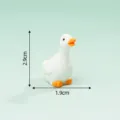 Miniature figurine canard blanc en resine pour micro paysage de mousse deco jardin 2.9cm - Canard Vert