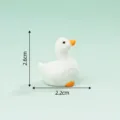 Mini figurine de canard blanc en résine, accessoire de jardinage DIY paysager 2.6cm - 3# Canard