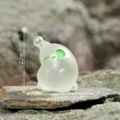 Mini leuchtende Alien Figur, Kunstharz Mikro Landschaft DIY Deko Zubehör für Schreibtisch. - Stil 3 Außerirdischer