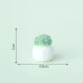 Miniatura resina purpurina brócoli modelo casa de muñecas DIY micro paisaje adorno accesorio - Maceta pequeña n.º 3 / Habitación linda