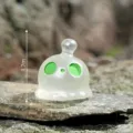 Miniature glowing alien figurine, resin micro landscape DIY desktop ornament decoration 1.7cm - 5# Alien