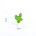 Planta verde en miniatura decoración DIY para casa de muñecas modelo de maceta mini - Maceta n.º 7 / Habitación linda