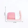 Miniatura cama rosa accesorio de casa de muñecas bonito micro paisaje resina modelo - Cama n.º 15 / Habitación linda