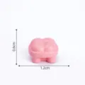 Lindo accesorio de casa de muñecas trébol en miniatura rosa bricolaje resina micro 1.2cm - Taburete n.º 21 / Habitación linda