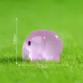 Mini leuchtend rosa Elefant Figur für Sukkulenten Garten, Mikro Landschaft Tisch Dekor. - Lila Elefant