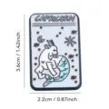 Capricorn tarot enamel pin zodiac badge metal brooch aesthetic fashion accessory gifts - Capricorn