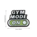 Gym mode on metal enamel pin badge, fitness sports backpack accessory and apparel decoration. - Gym Slogan Style (E11-6-275)