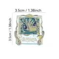 Retro sprookje kasteel geemailleerd speld badge metalen broche voor kleding tassen accessoire - Thuis