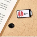 Funny science student low battery brain enamel pin metal brooch creative badge accessory - Low Battery Brain Style (A16-3-584)