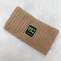 Knit headband for women winter cute fashion casual daily wear solid color hair accessory - Camel