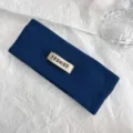 Fascia per Capelli in Maglia Blu Spessa Calda Invernale Usura Quotidiana Accessorio - Blu Marino