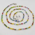 Colorful seed bead glasses chain and mask lanyard multi-purpose anti-lost neck strap - Vibrant Colorful Mix (3)