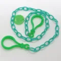 Acrylic Smiley Face Chain Anti-Lost Turquoise Neck Strap Mask Accessory Variant Item - Green