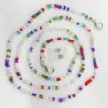 Catena per occhiali di perline colorate e cordino per maschera accessori di moda. - Stile 8