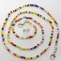 Catena per occhiali di perline colorate cordino maschera perle multicolore per donne stile - Stile 11