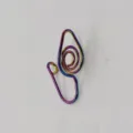 Punk arcobaleno metallo falso anello naso clip su polsino naso gioielli per il corpo chic - Stile a U a Spirale (Multicolor 4) / Colorato