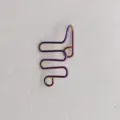 Finto anello da naso in metallo punk colorato a serpente gioiello per piercing corpo - Stile Polilinea Multipla (Multicolor 6) / Colorato