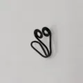 Anello da naso clip-on in metallo nero, gioiello piercing finto stile punk unico. - Stile Profilato a Doppio Anello (Black 1) / Nero