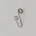 Finto anello da naso clip-on punk in metallo argento gioiello piercing corpo a U variante - Stile Bobina a Più Giri (Silver 3) / Argento