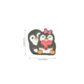 Süßes Cartoon Pinguin Paar Emaillierte Anstecknadel Metall Abzeichen für Geschenke Zubehör - Pinguinpaar