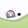 Cute Easter Bunny Rainbow Enamel Pin Alloy Brooch Badge Clothing Backpack Accessory - Easter Bunny Butt Rainbow