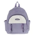 Kompakter leichter lilafarbener Mini Rucksack süße Freizeit Schultasche minimalistischer Rucksack - Hellviolett