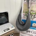 Borsa a tracolla in tela di colore solido casual di grande capacità per uso quotidiano. - Grigio