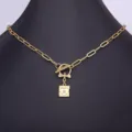 Collana con Catena a Graffetta Placcata Oro Pendente Cuore Raggio di Sole Chiusura OT - Collana Ciondolo Cuore Sole Fiocco (N571)
