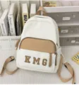 Mochila escolar ligera de lona para niños y bonita bolsa infantil para primaria y viajes. - Bolso Individual / Caqui